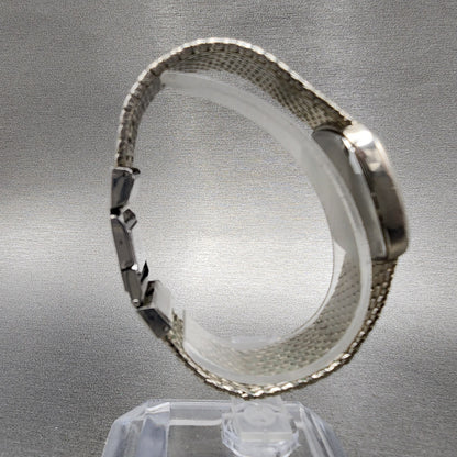 Cyma Watch Women 26mm Silver Dial Silver Tone Rectangle 605 New Battery8