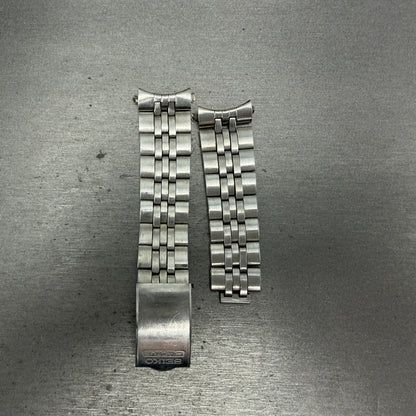 Seiko 5 Actus Bracelet 18mm Silver Tone Stainless Steel XAA047 Vintage0
