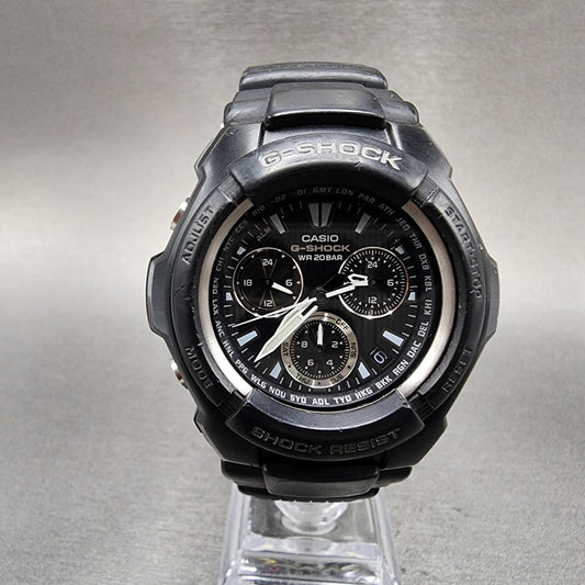 Casio GShock G1000H Watch Men 42mm Black Dial Black Tone READ New Battery0