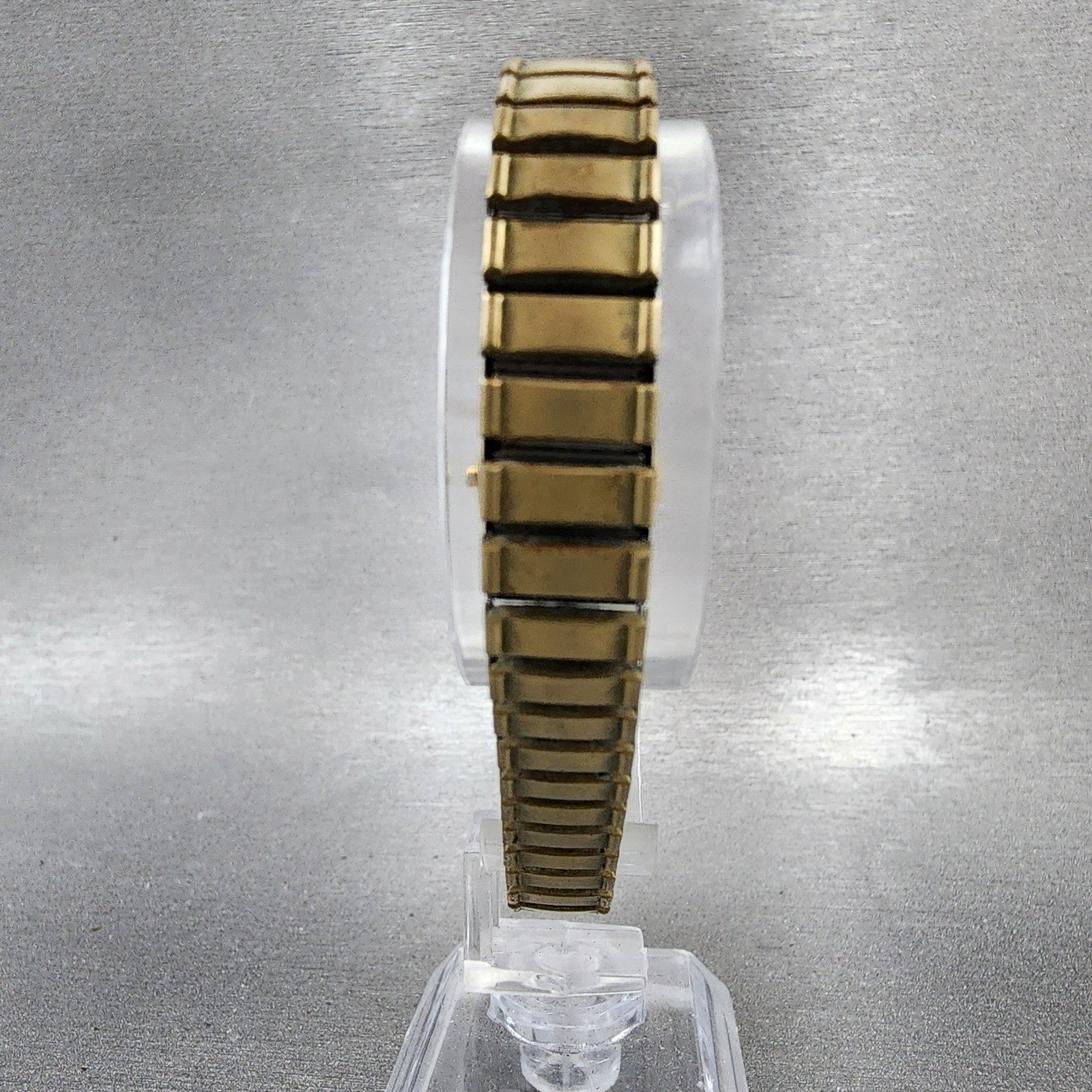 Seiko Watch Women 21mm Gold Dial Gold Tone Round 2C200369 New Battery Vintage7