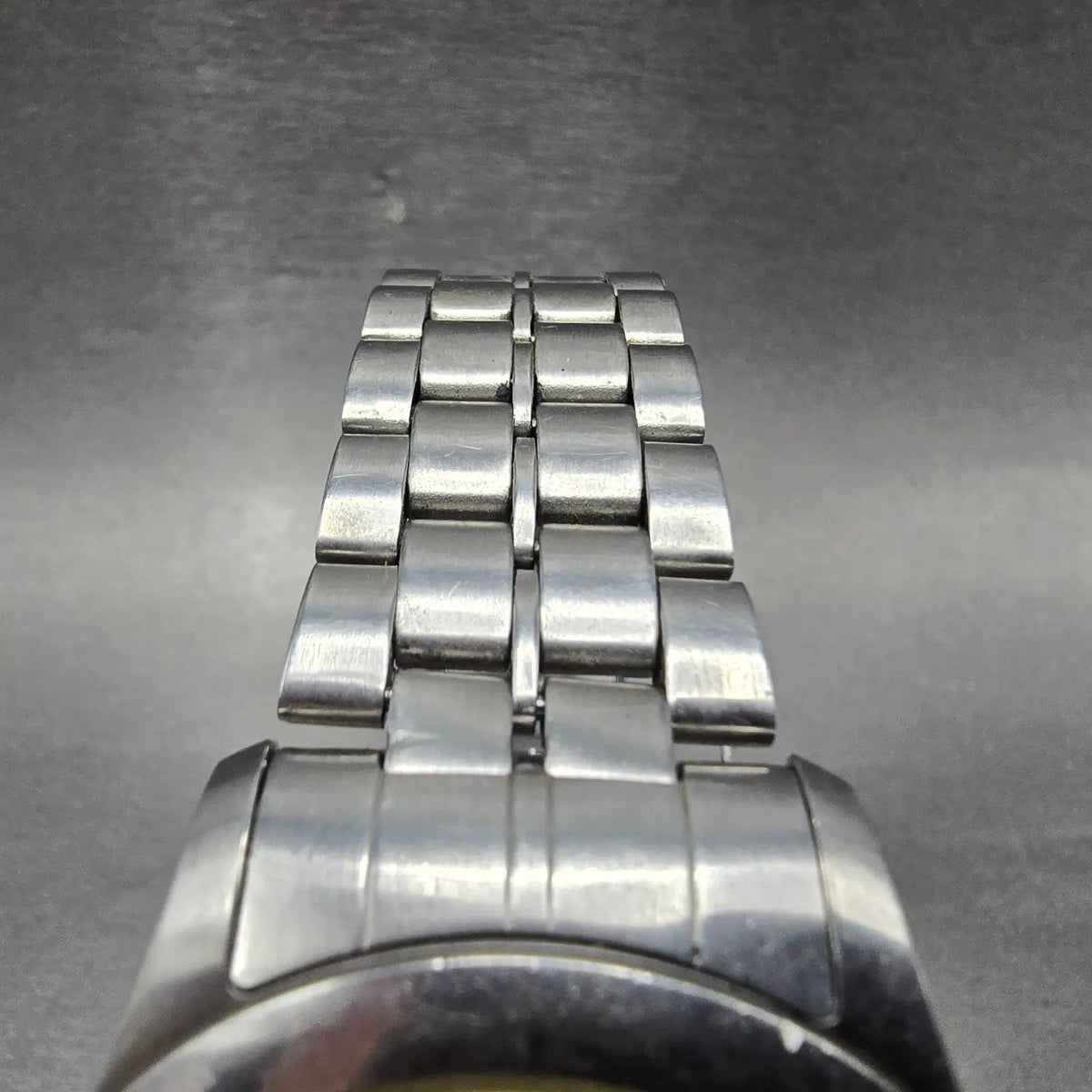 Wenger Swiss Military Watch Men 39mm Yellow Dial Steel Date Round 095.1535 PARTS5