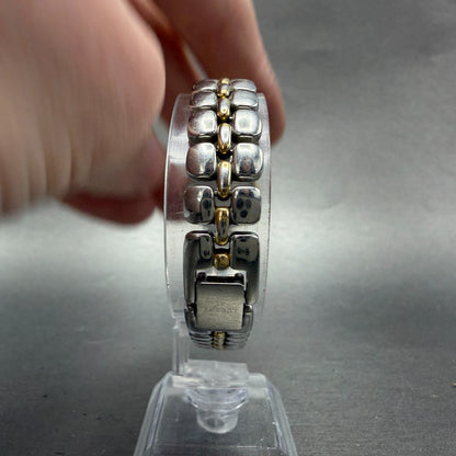 Seiko Lucent Watch Women 21mm White Dial Two Tone Round 1F21-0E50 New Battery7