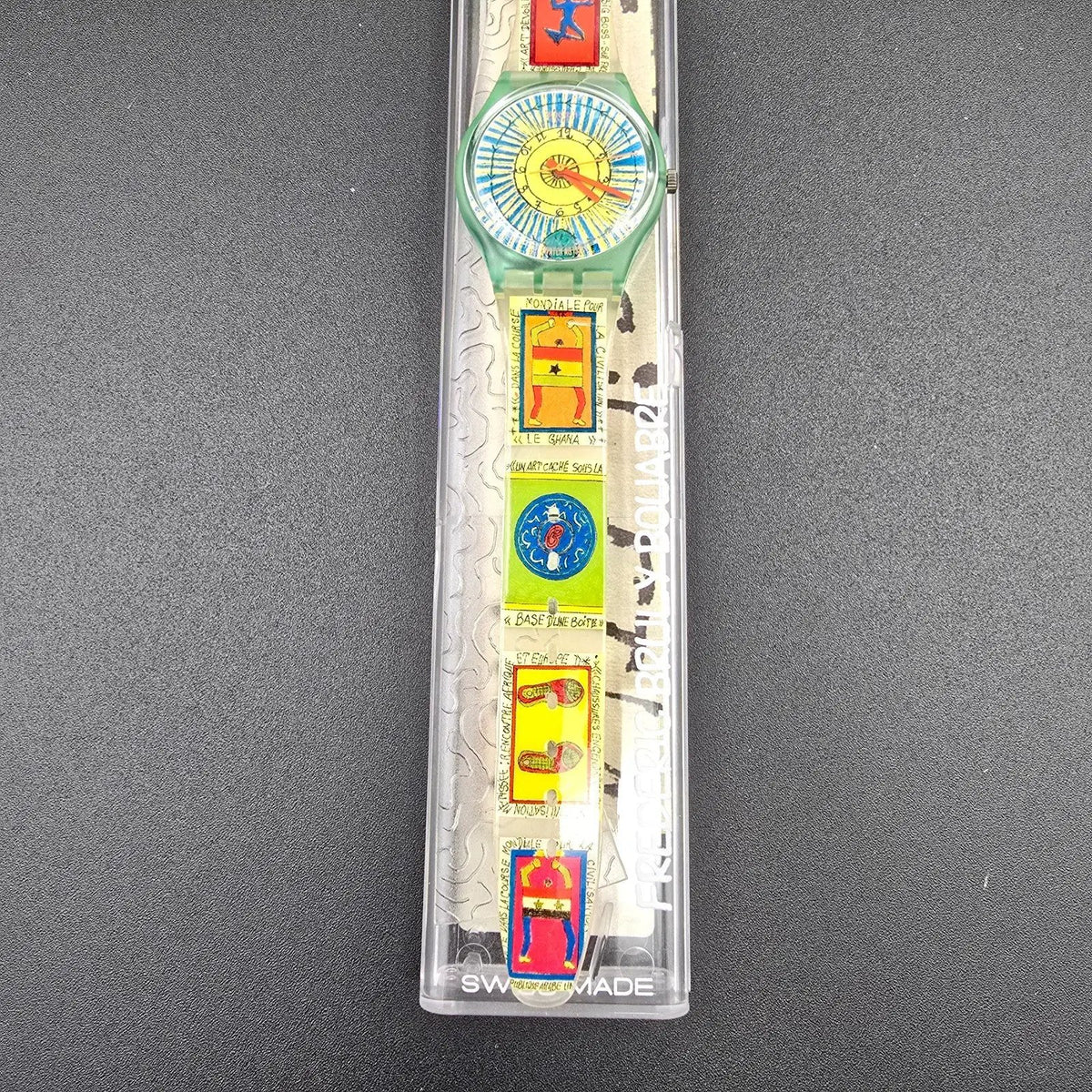 Swatch Artist Series 1996 Boxed Set of 6 Watches Men 34mm New Battery NOS Spring12