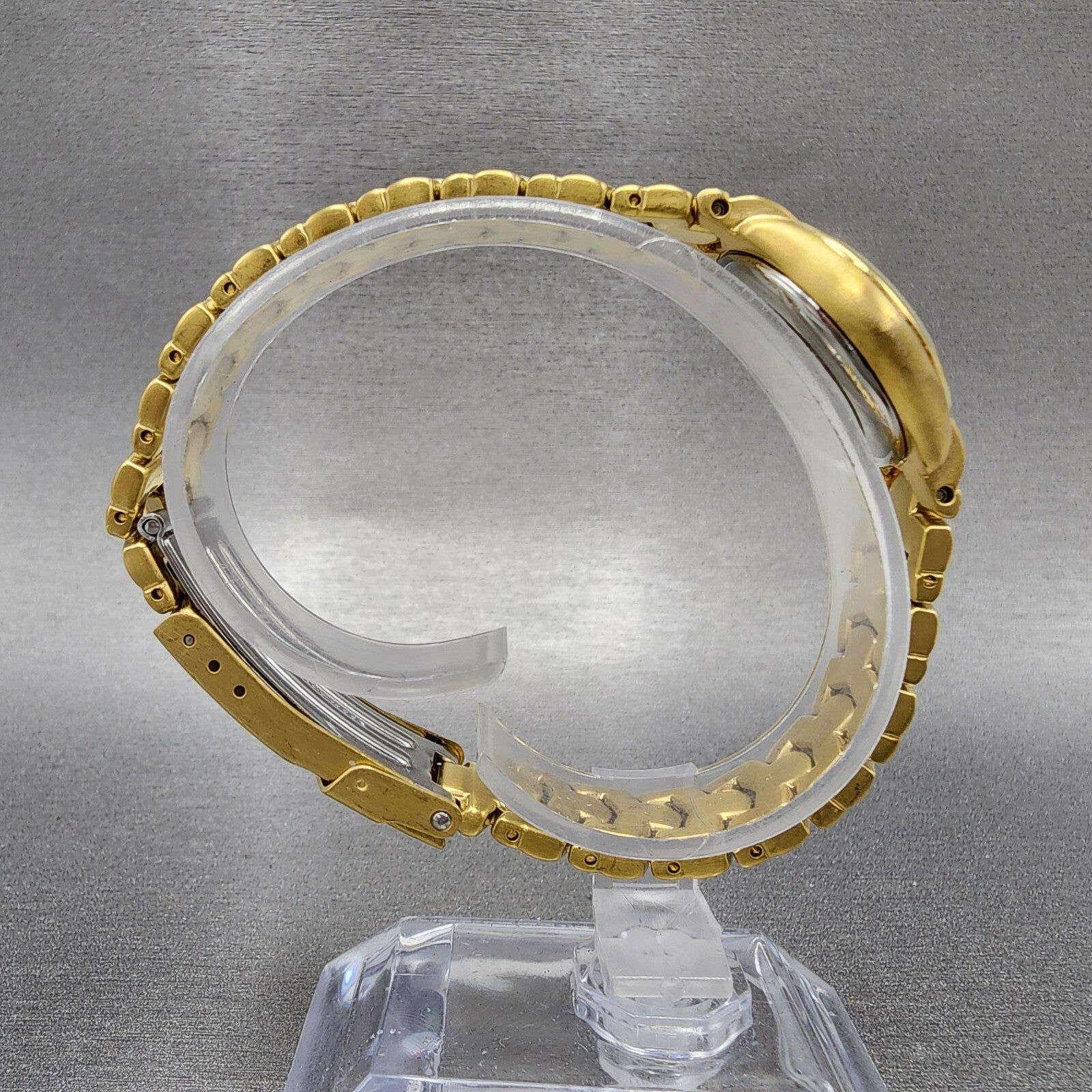 Citizen Elegance Watch Women 24mm MOP Dial Gold Tone Hexagon 6031S49364 New Bat8