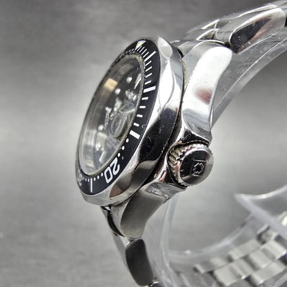 Invicta Dive Watch Women 24mm Black Dial Steel Date 8939A Round New Battery UNKJ3