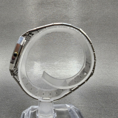Citizen Exceed Tank Watch Women 22mm Silver Dial Steel Octagon New Battery6