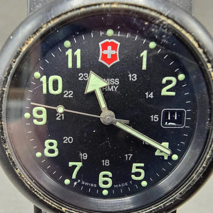 Victorinox Swiss Army Renegade Watch Men 38mm Black Dial Black Tone Date PARTSkp2