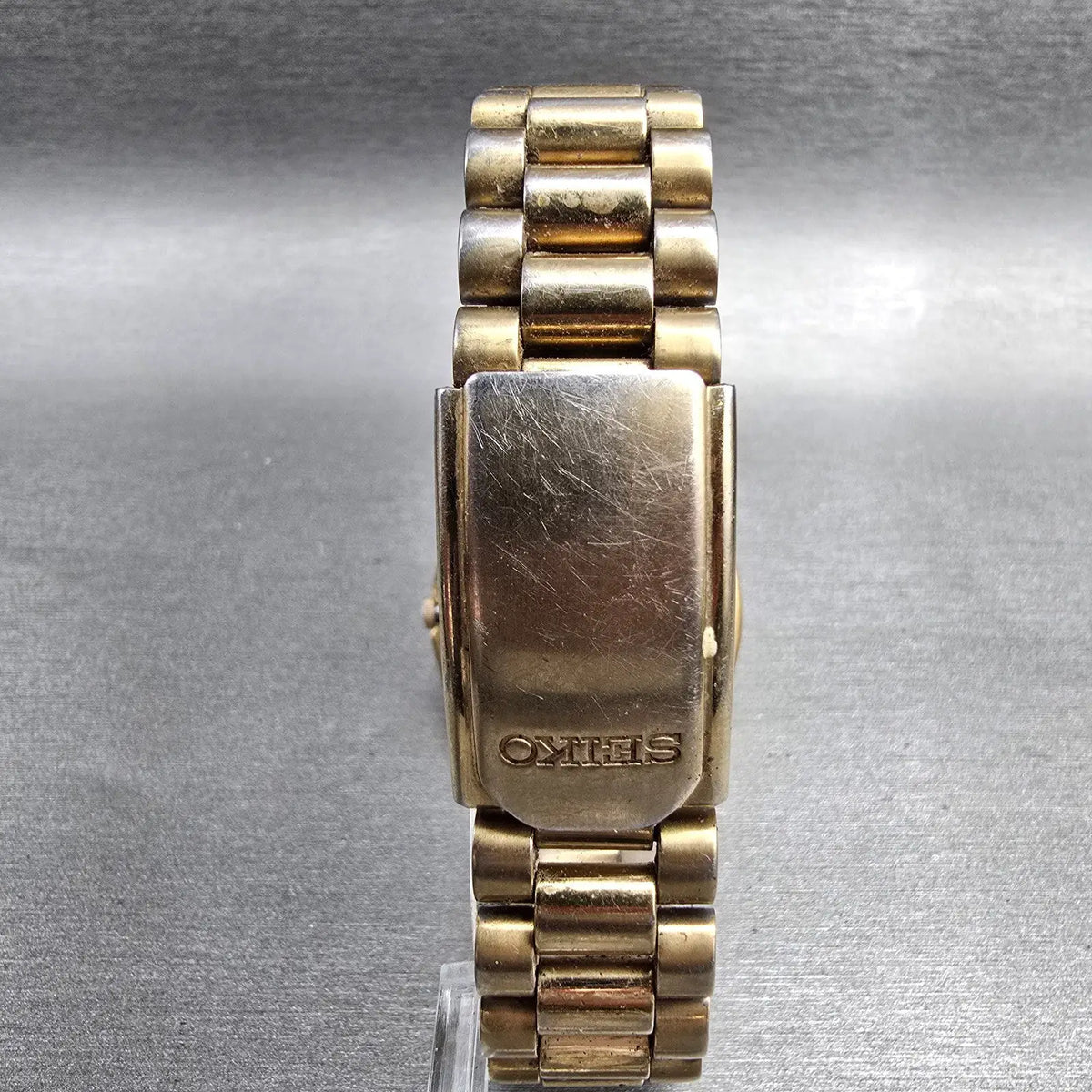 Seiko President Watch Men 35mm Champagne Dial Gold Tone 7N43-8111 New Battery7