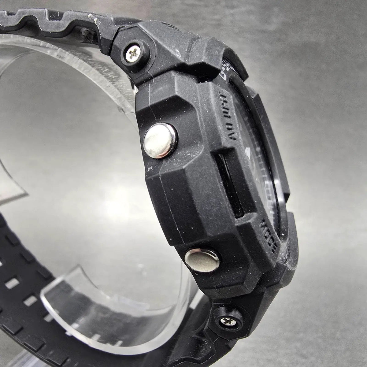Casio G-Shock AWG-M100B Watch Men 46mm Black Alarm Chrono Solar Works JP3