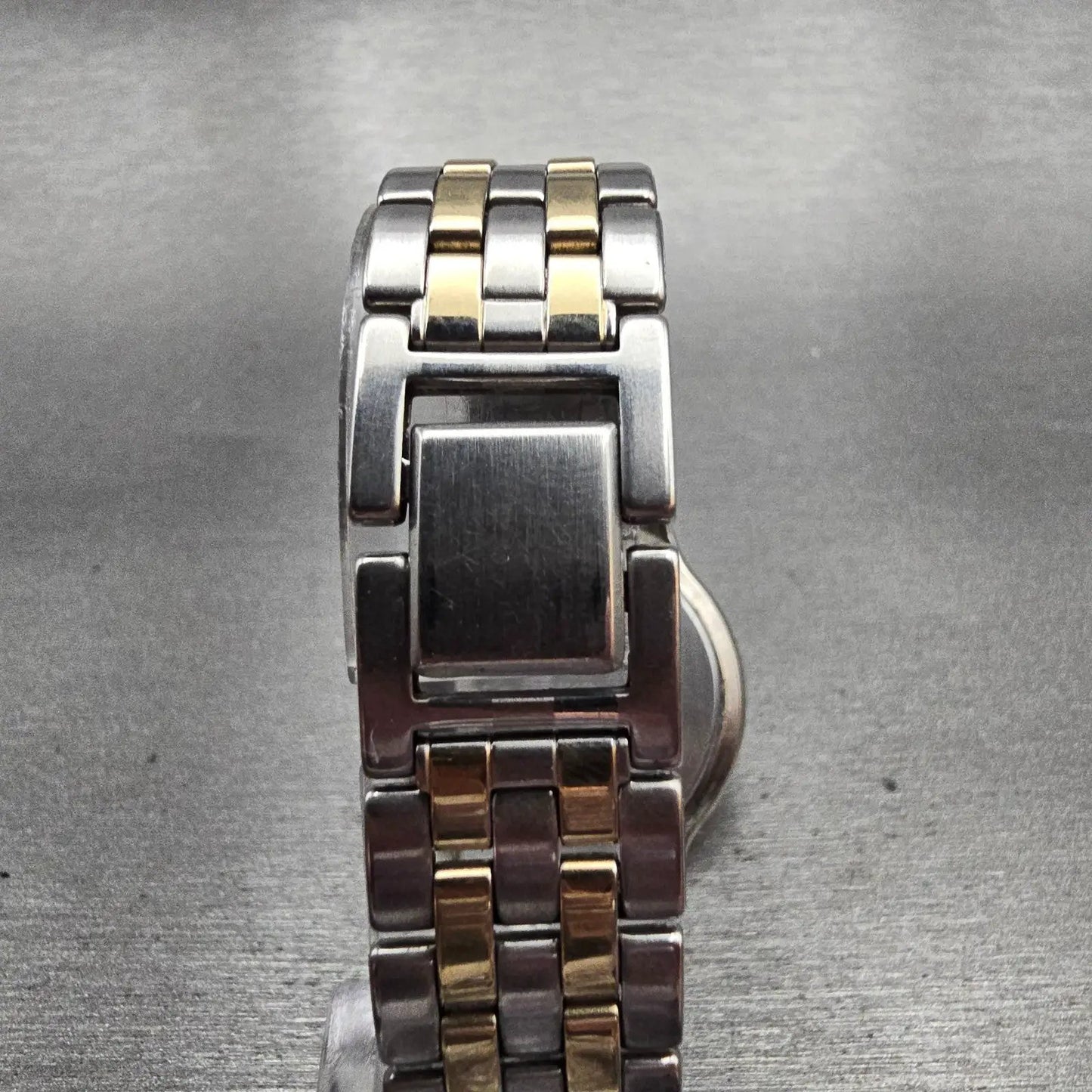 Seiko Avenue Watch Men 32mm Silver Dial Two Tone Round 7N01-626A New Battery VTG7