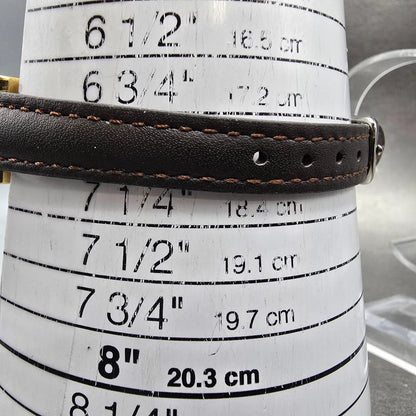 Bulova Tank Watch Women 18mm MOP Dial Two Tone Heart Rectangle 98T44 New Battery10