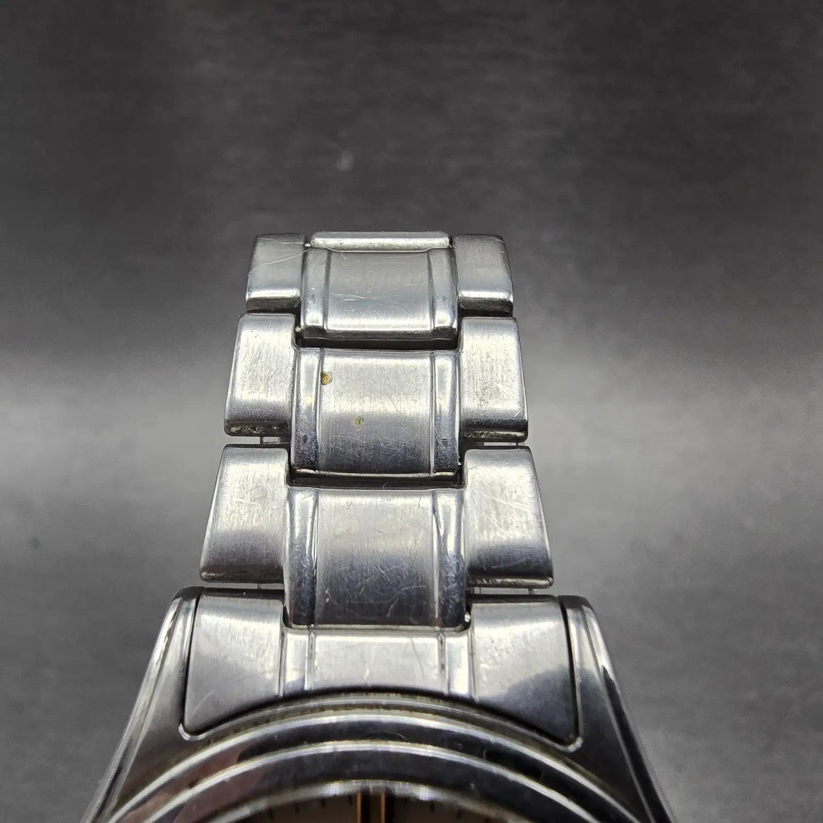 Citizen Eco-Drive Watch Men 35mm Cream Dial Silver Tone Round E031-S048419 Runs4