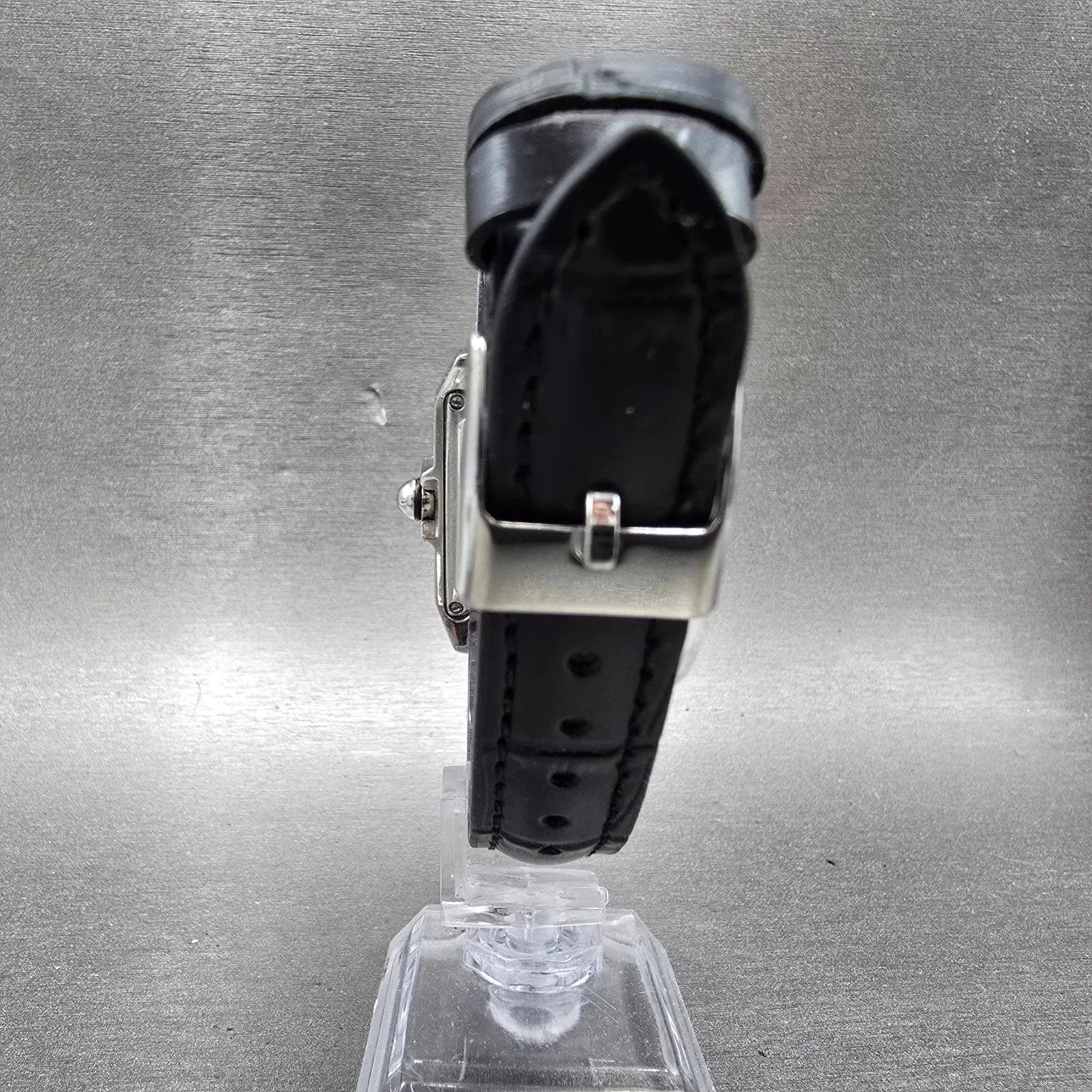 Invicta Lupah Watch 29mm Blue Dial Silver Tone Rectangle 0684 New Battery8