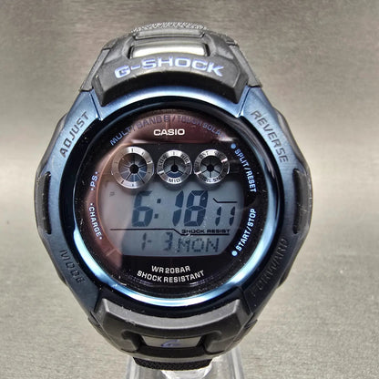 Casio G-Shock GW-M500F Watch Men 47mm Blue Black Alarm Chronograph Works Solar780