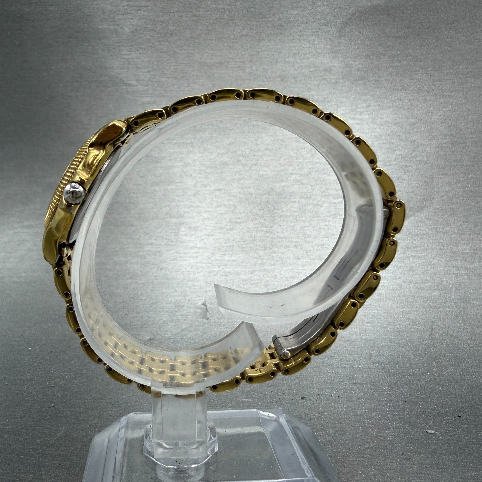 Tissot Watch Women 24mm MOP Dial Gold Tone Round C218/318C Round New Battery6