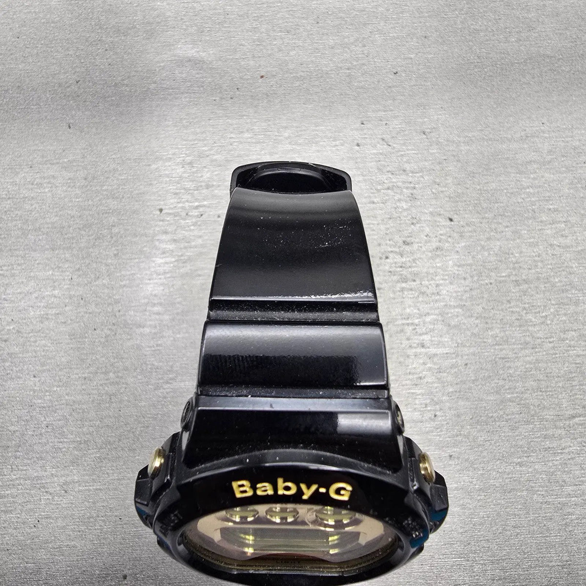 Casio Baby-G BG-6901 Watch Women 45mm Gold Dial Black Chrono Alarm New Battery5