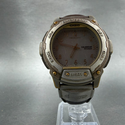 Casio Twincept ABX-64 Watch Men 44mm Gray Analog Digital Alarm Chronograph PARTS6