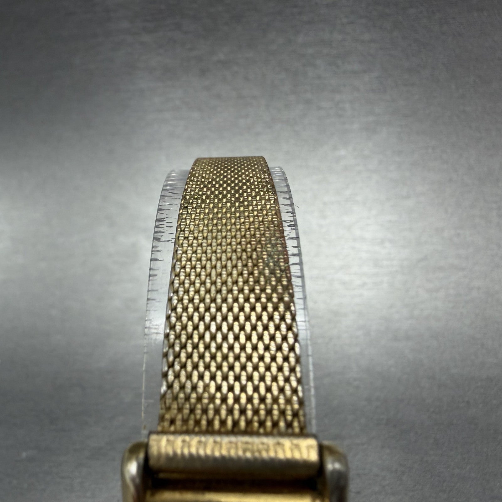 Seiko Tank Watch Women 18mm Champagne Dial Gold Tone 1400-5030 New Battery4