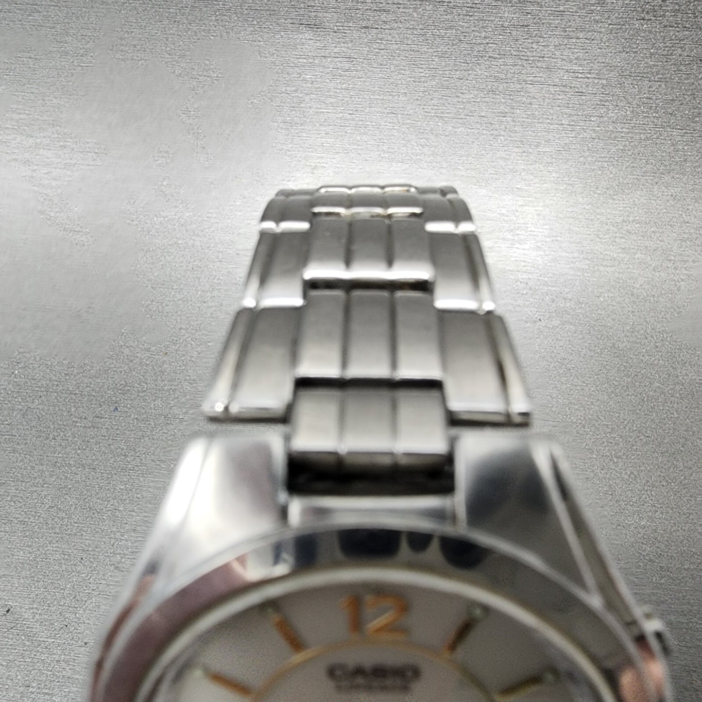 Casio Lineage Watch Men 38mm White Dial Stainless Steel Atomic READ!!!! LCWM2004