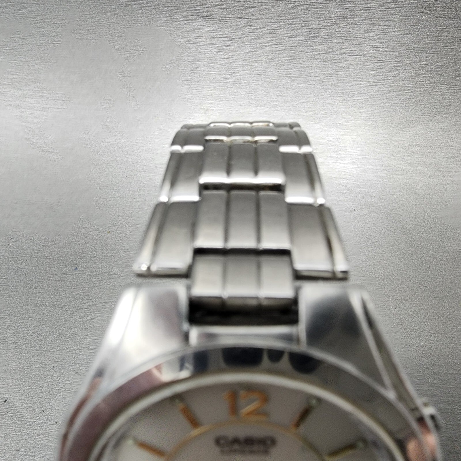 Casio Lineage Watch Men 38mm White Dial Stainless Steel Atomic READ!!!! LCWM2004