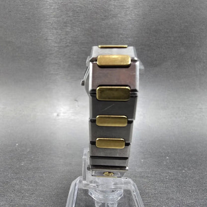 Concord Freedom Watch Women 23mm Gold Dial Two Tone Date Round New Battery7