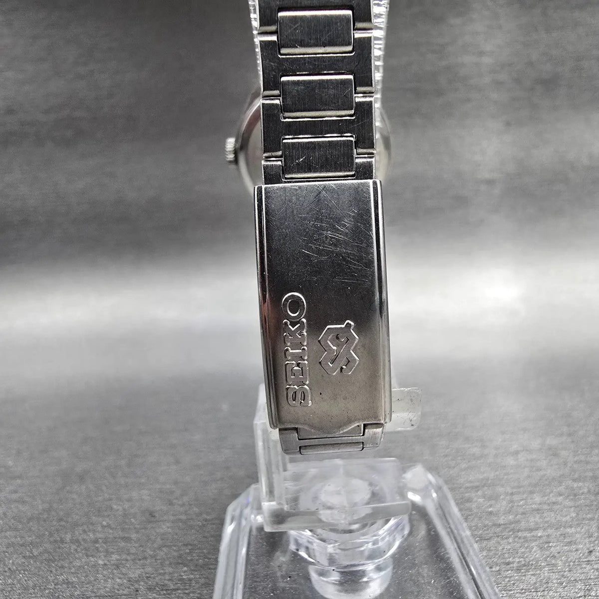 Seiko SQ Watch Women 23mm Silver Dial Silver Tone Daydate 3523-0039 New Battery)7