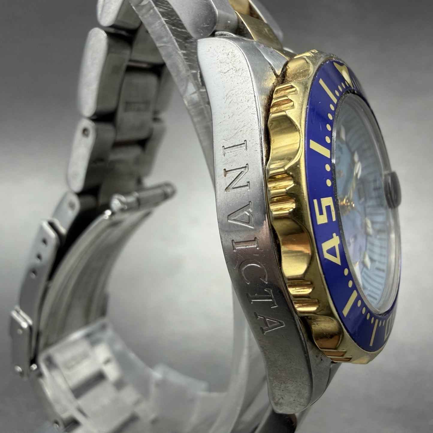 Invicta Pro Diver Watch Women 31mm MOP Dial Two Tone Date Round 2961 New Battery3