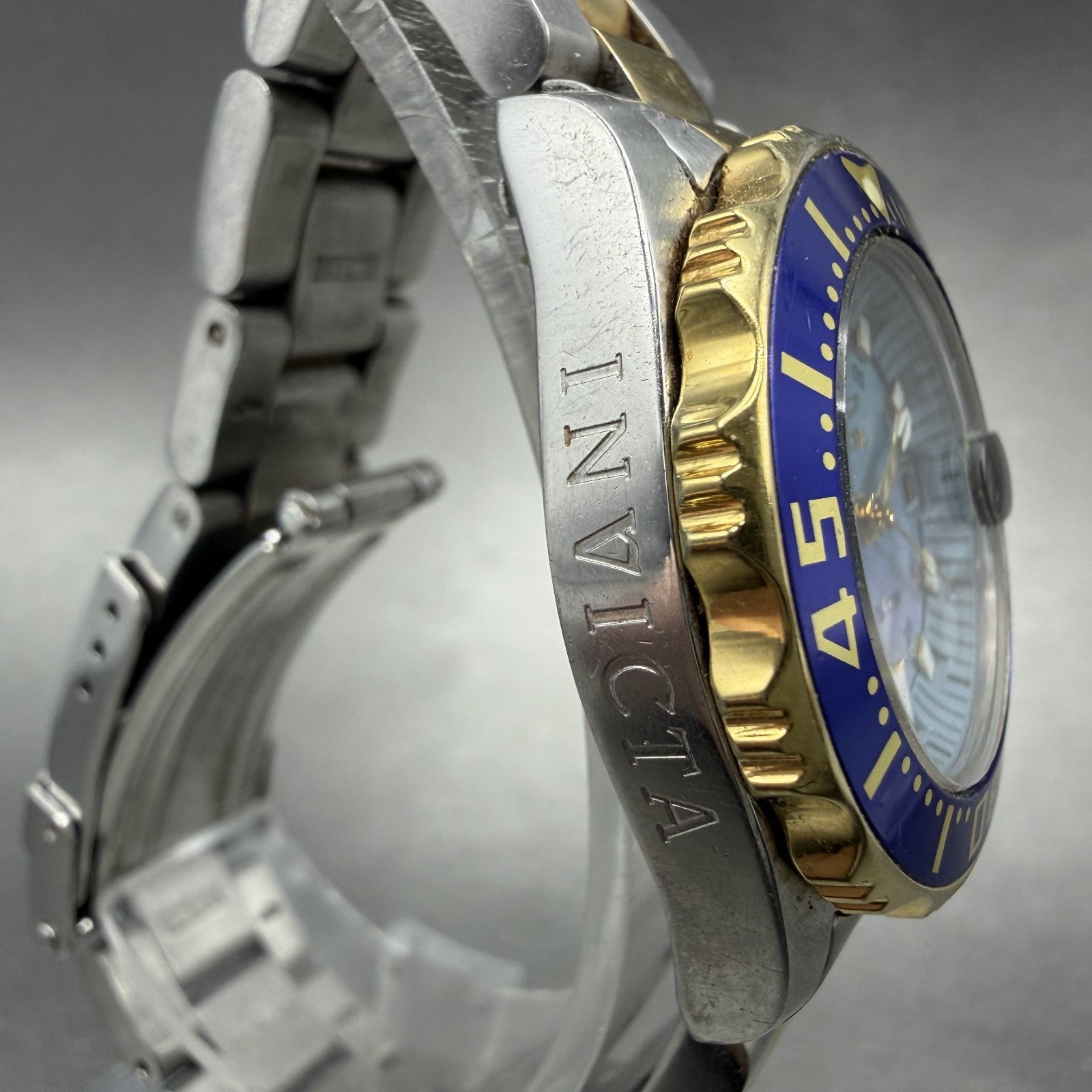 Invicta Pro Diver Watch Women 31mm MOP Dial Two Tone Date Round 2961 New Battery3