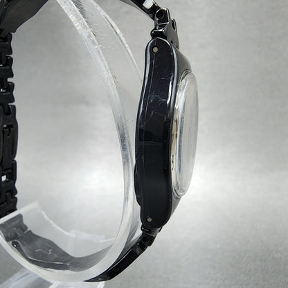 Swatch Moisito Watch Women 25mm Silver Dial Black Tone Round LB160G New Battery3