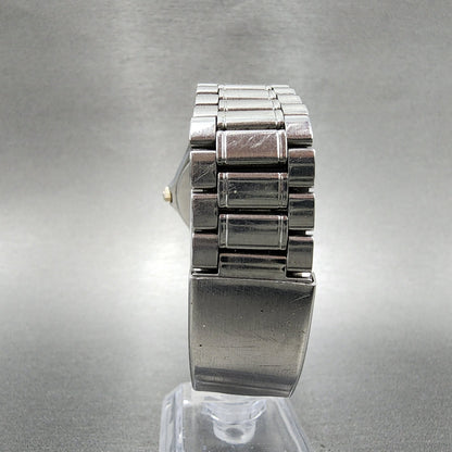 Seiko Spirit Watch Men 34mm White Dial Silver Tone Date 5p32-6b30 New Battery