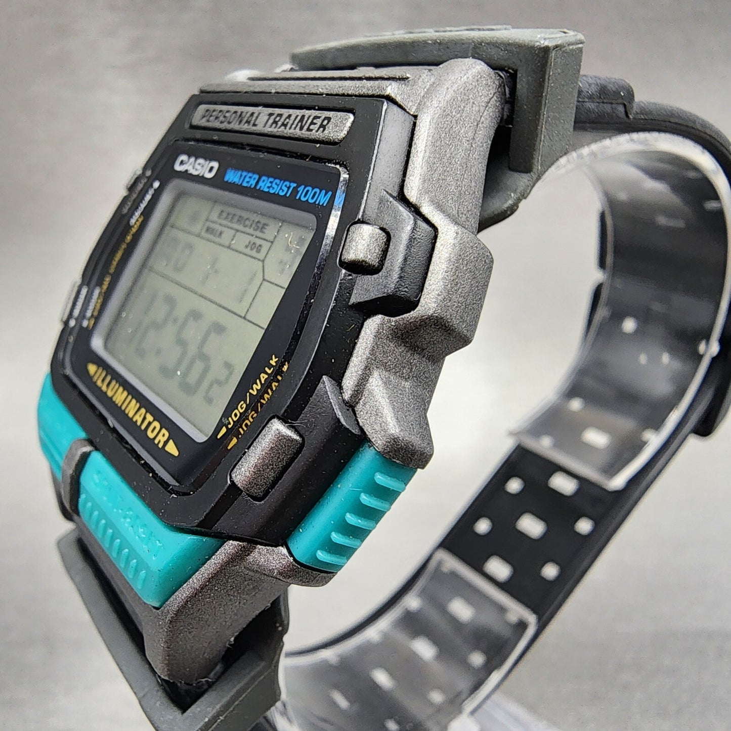 Casio Personal Trainer Watch Men 43mm Digital Alarm Chrono JC30 New Battery2