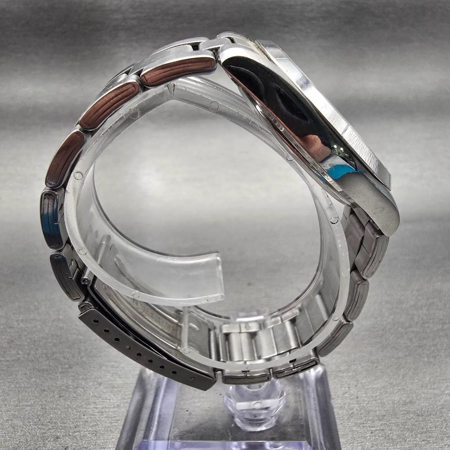 Citizen Watch Men 35mm Blue Dial Silver Tone Date Round 2610-S99400 New BatteryG8