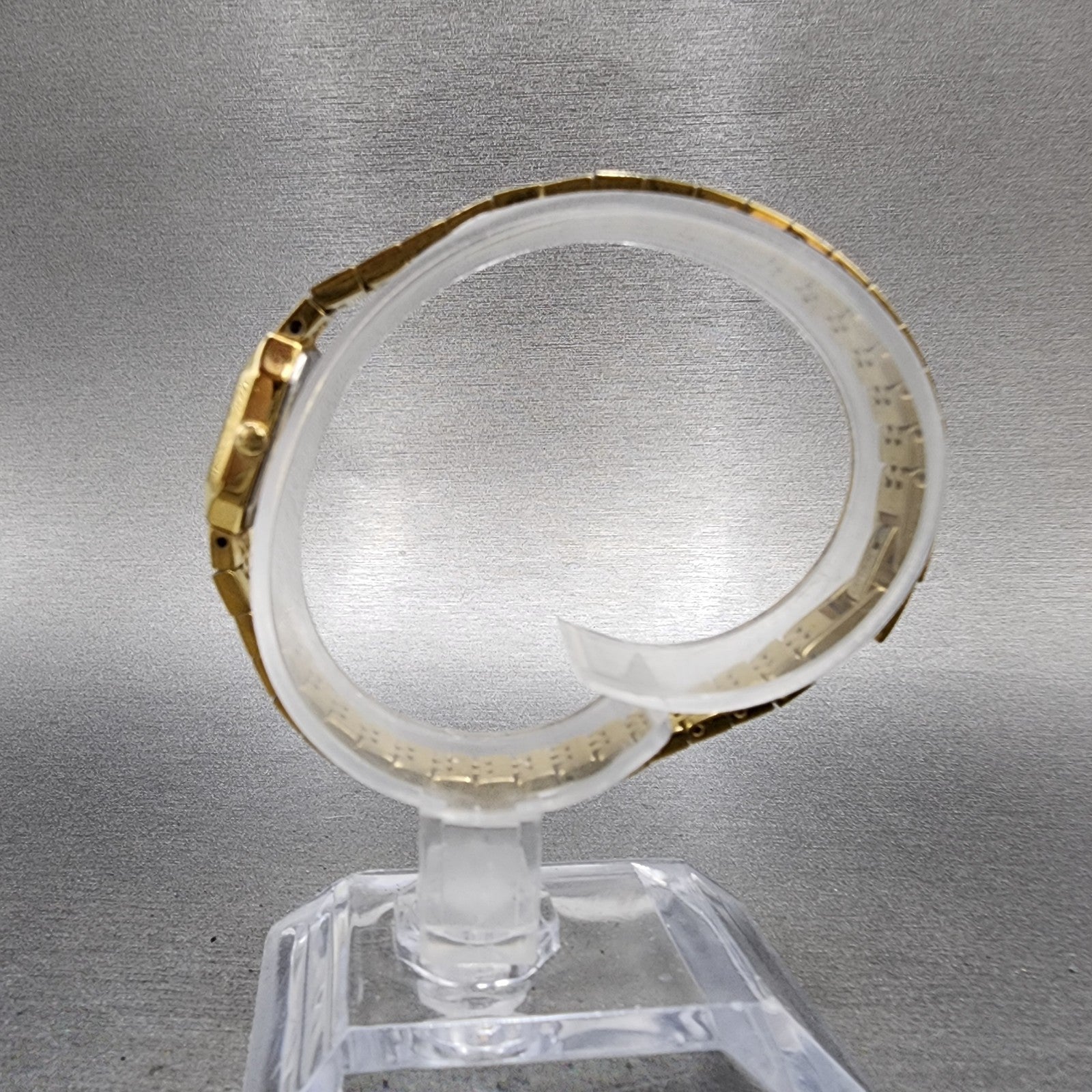 Citizen CQ Tank Watch Women 13mm Champagne Dial Gold Tone Octagon New Battery6