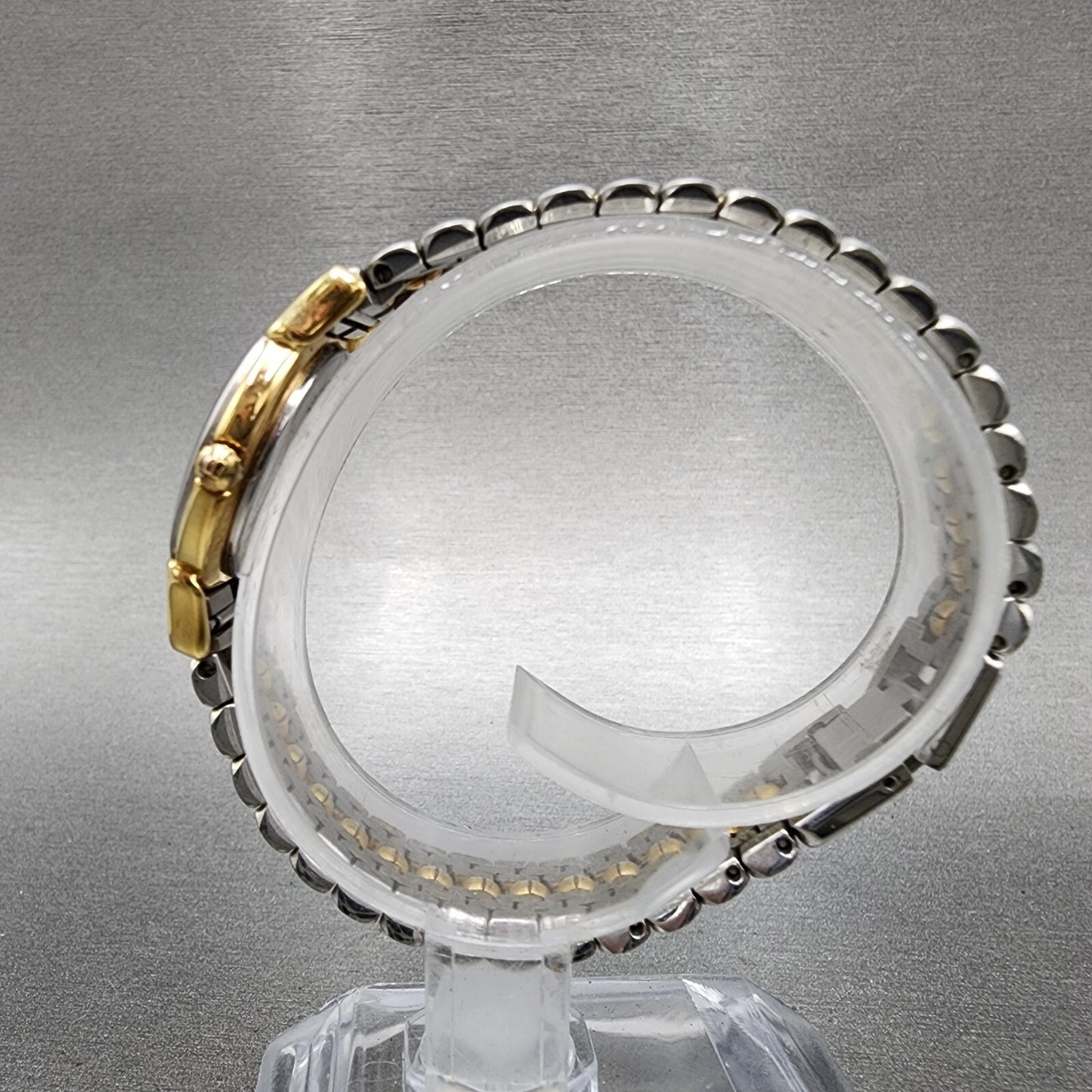 Bally Watch Women 23mm White Dial Two Tone Round 13.01 New Battery W/Box7
