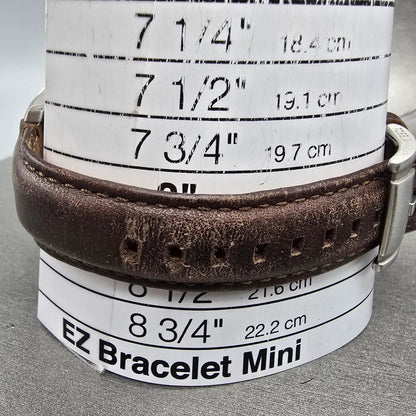 Fossil Chronograph Watch Men 38mm Cream Dial Silver Tone FS4839 New Battery10