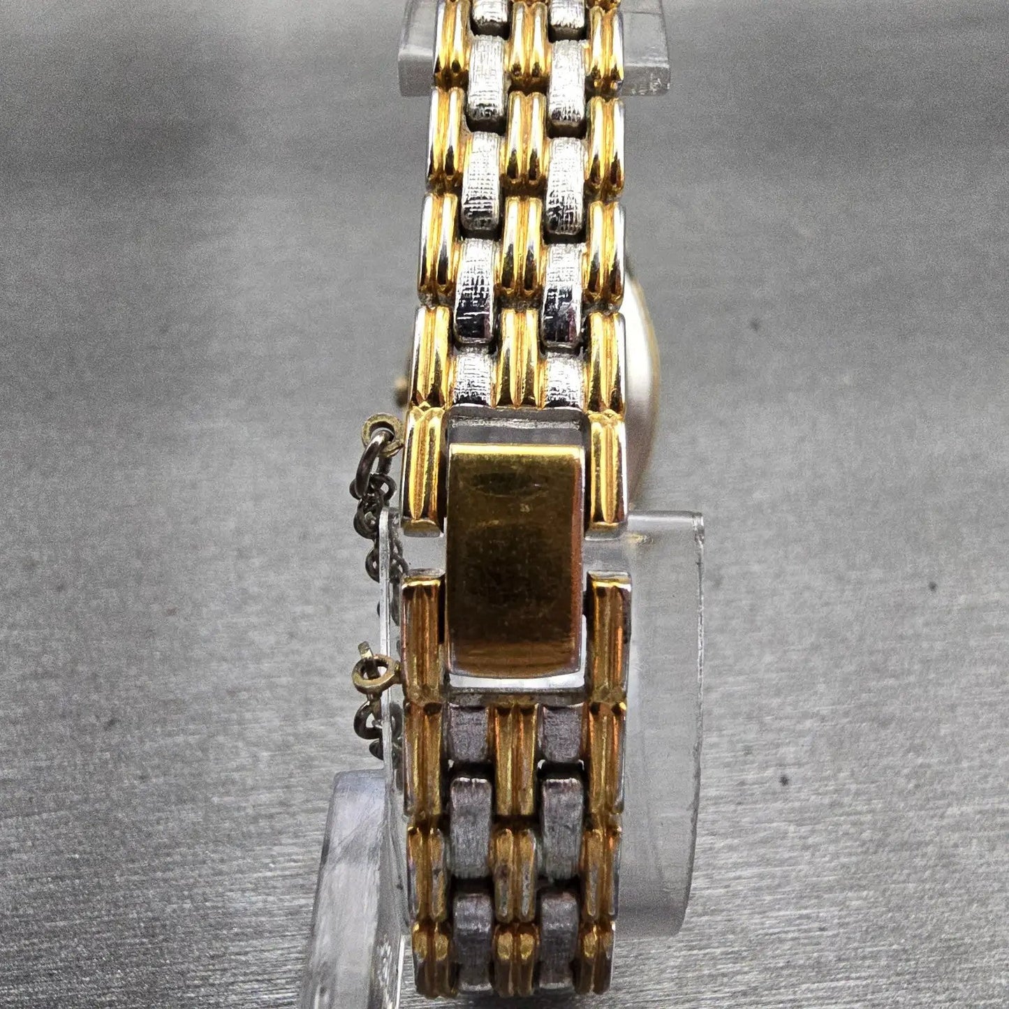 Seiko Watch Women 24mm Silver Dial Gold Tone Oval 4130-5160 New Battery Vintage7