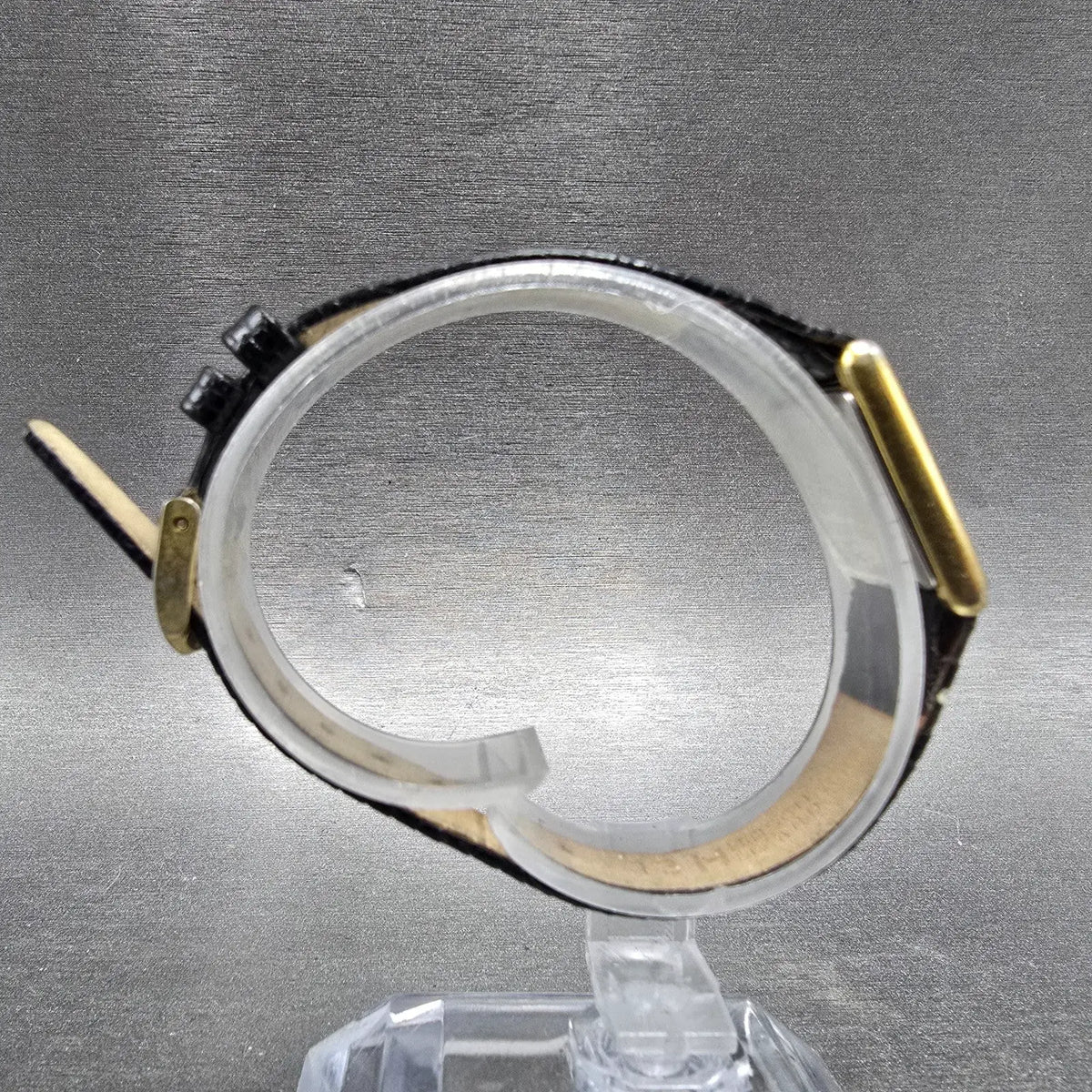 Seiko Tank Watch Women 17mm White Dial Gold Tone Rectangle 2C20-5019 New Batt 898