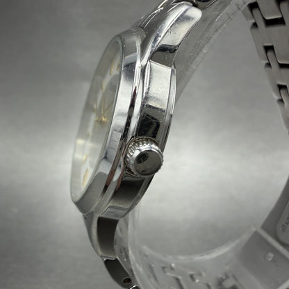 Bulova Watch Women 30mm Silver Dial Silver Tone Round 96L192 New Battery2