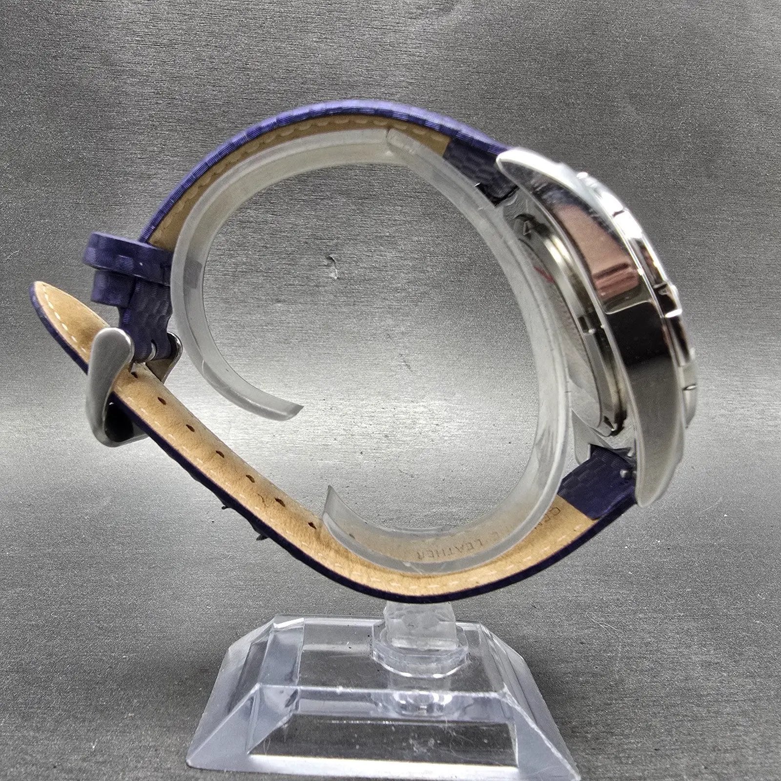 Invicta Watch Men 42mm Blue Dial Silver Tone Date Round 3132 New Battery8