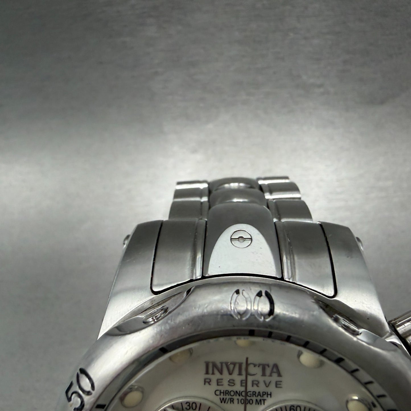 Invicta Reserve Venom Chrono Watch Men 51mm MOP Dial Steel Date 13912 New Batt4