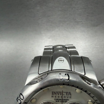 Invicta Reserve Venom Chrono Watch Men 51mm MOP Dial Steel Date 13912 New Batt4