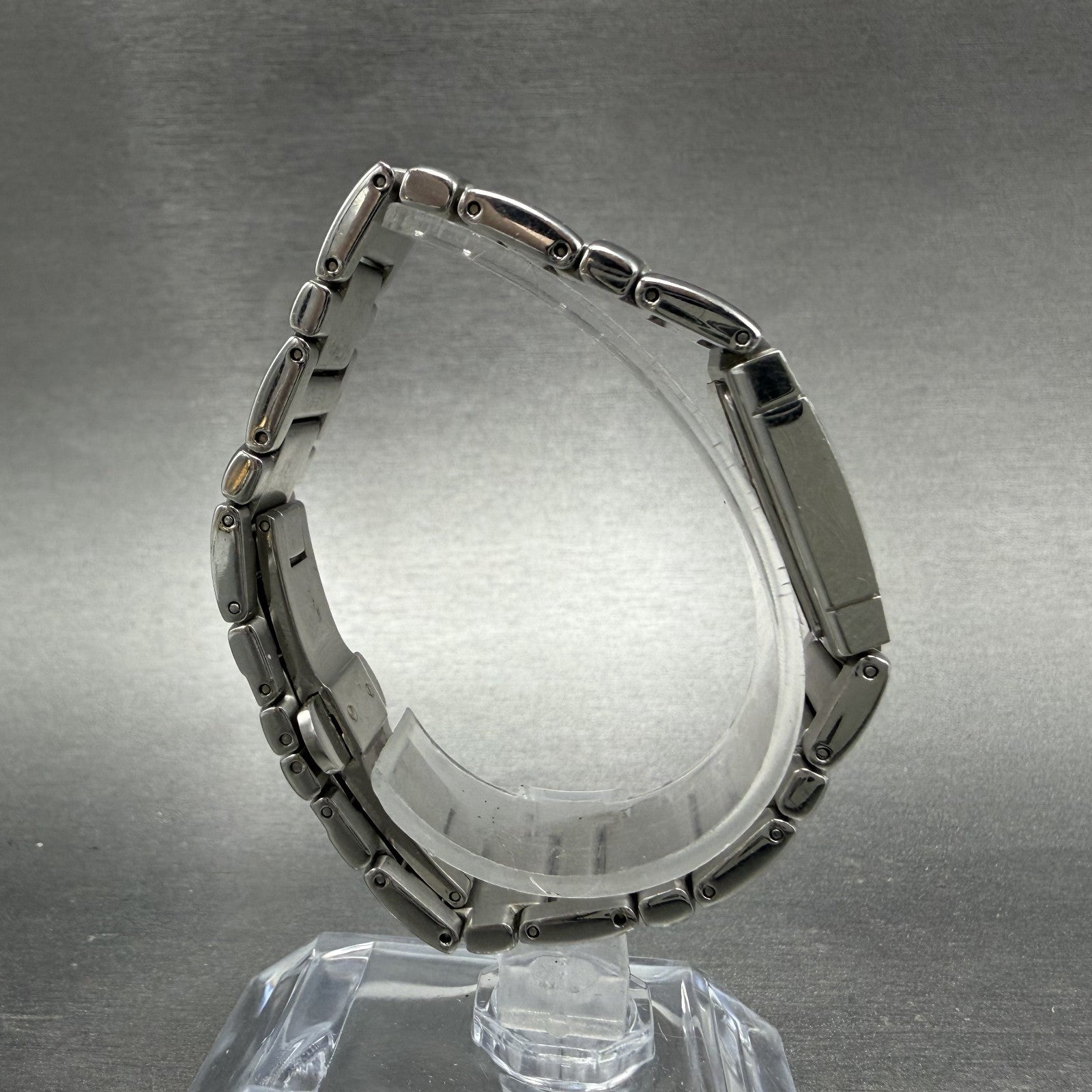 Maurice Lacroix Miros Tank Watch Women 16mm MOP Dial Steel Diamonds New Battery8
