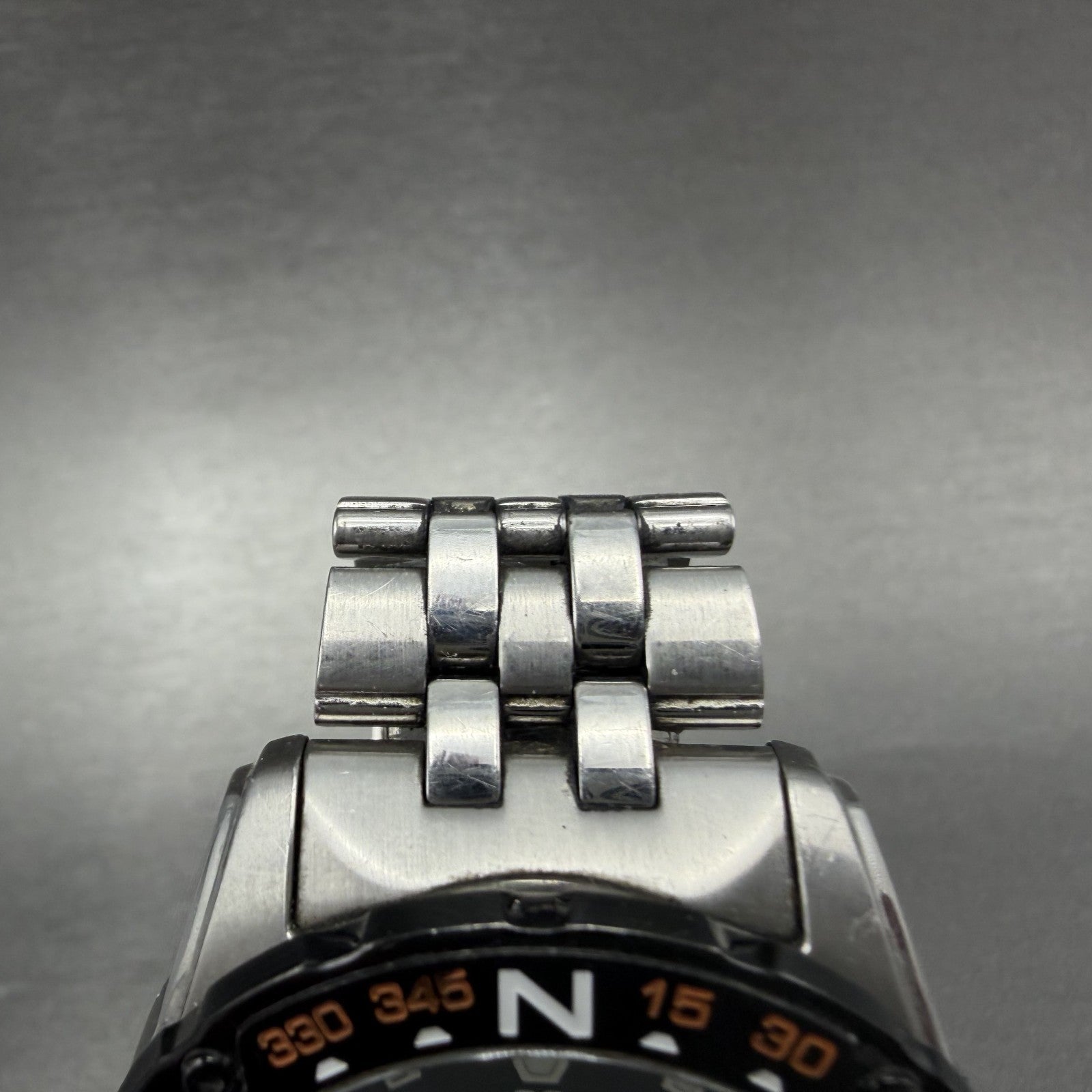 Citizen Eco-Drive PRT Watch Men 44mm Black Dial Steel Date Round AW7048-51E Runs4