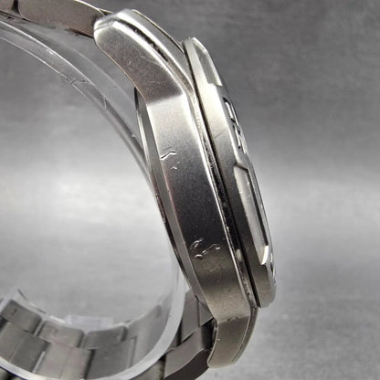 Wenger Swiss Military Dive Watch Men 42mm Black Dial Titanium 59036CU NewBattery3