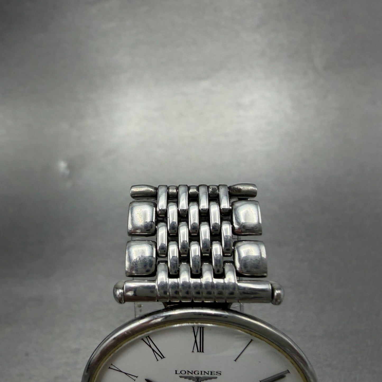 Longines La Grande Classique Watch Men 33m White Dial Steel Round L4.635.4 Works4