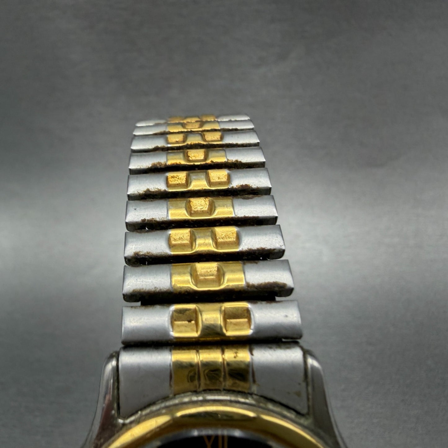 Citizen Watch Men 34mm Black Dial Two Tone Daydate 5500-S24361 New Battery4