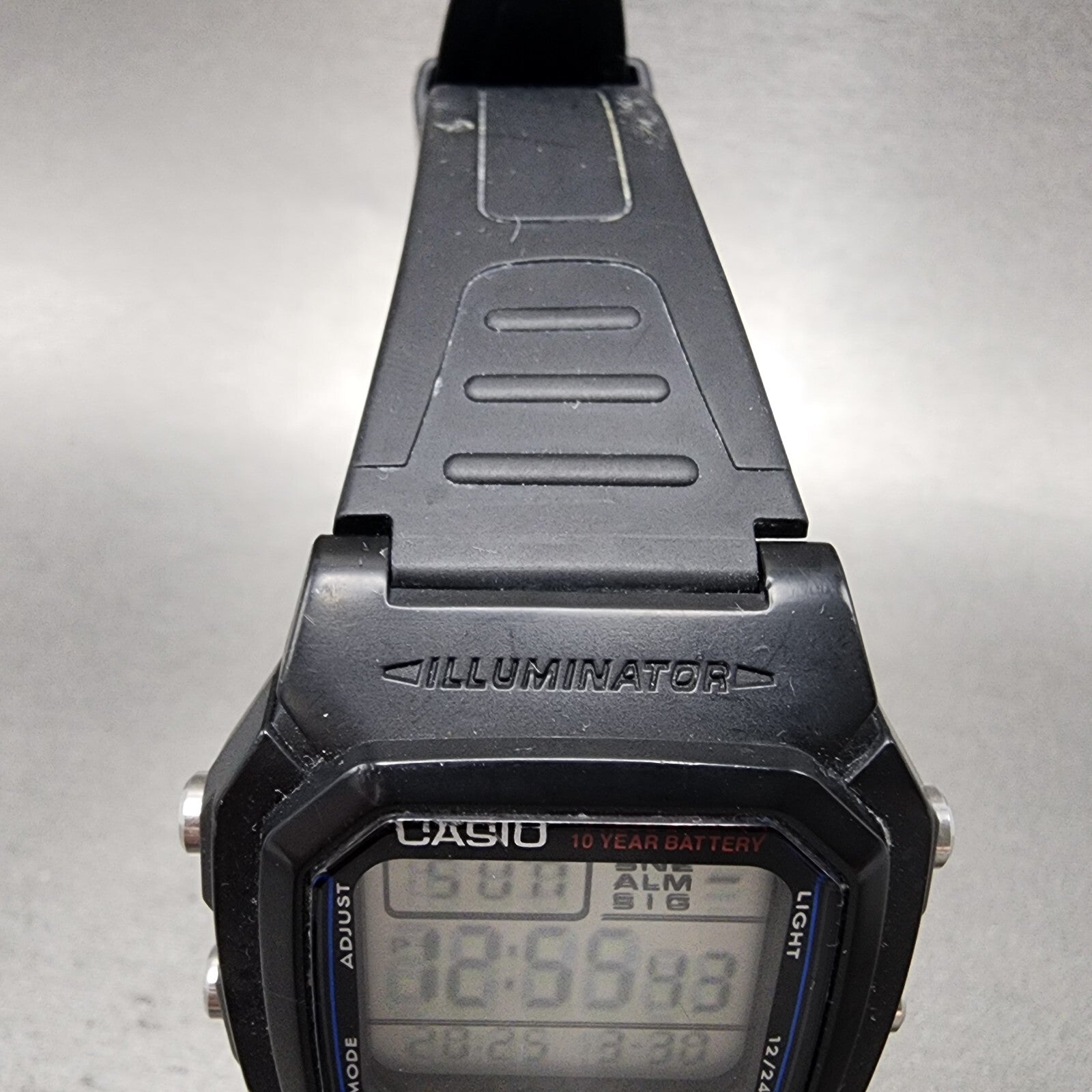 Casio W800H Watch Men 38mm Digital Black Tone Alarm Chrono New Battery4