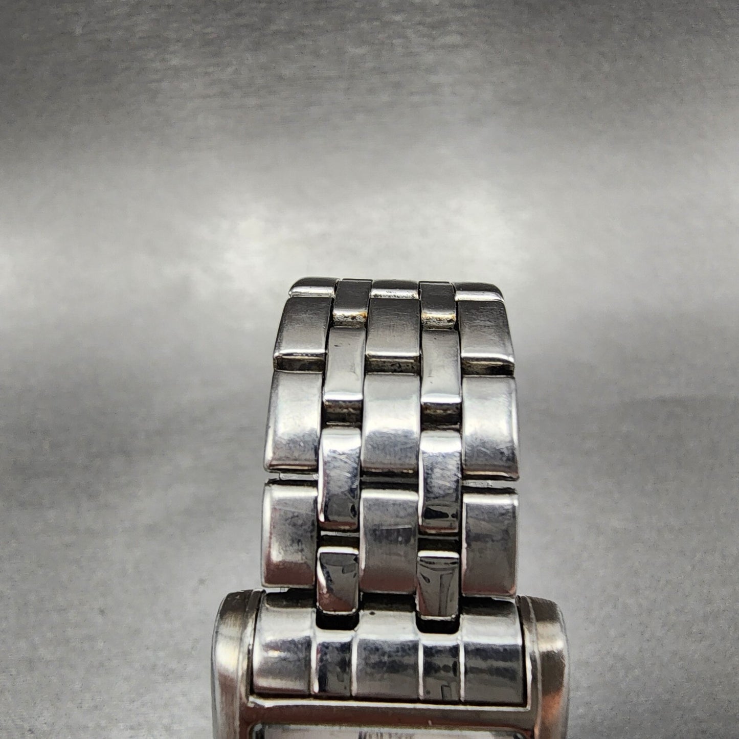 Bulova Tank Watch Women 22mm Silver Dial Steel Rectangle 96L006 New Battery4