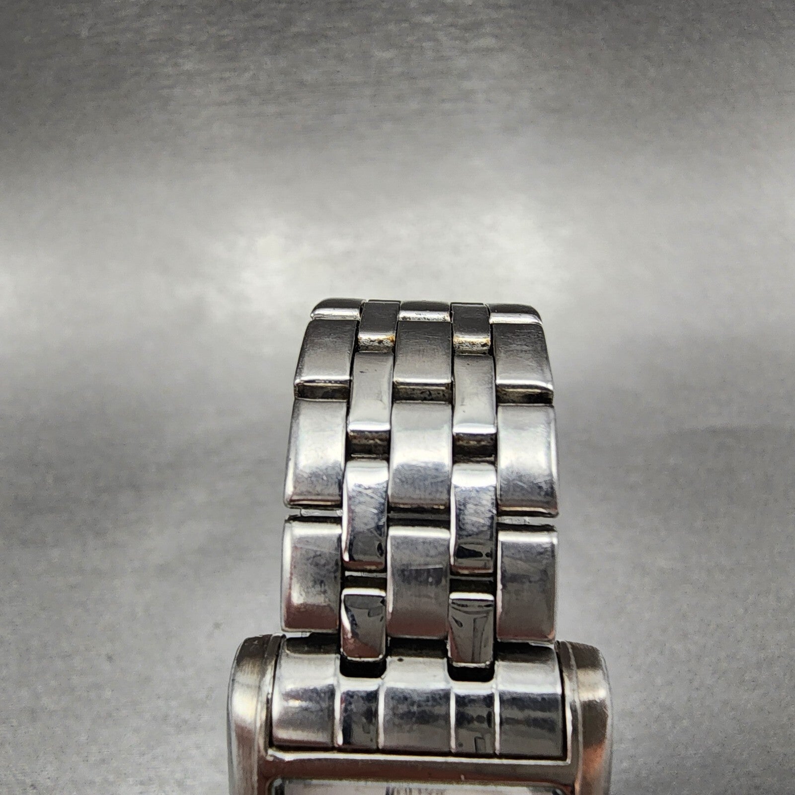 Bulova Tank Watch Women 22mm Silver Dial Steel Rectangle 96L006 New Battery4