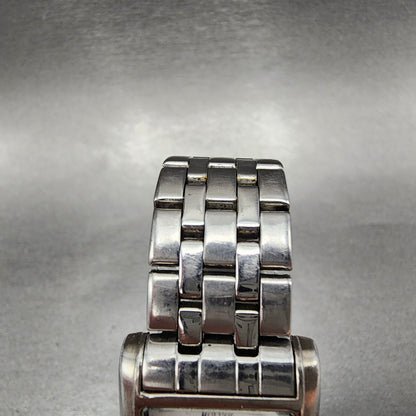 Bulova Tank Watch Women 22mm Silver Dial Steel Rectangle 96L006 New Battery4